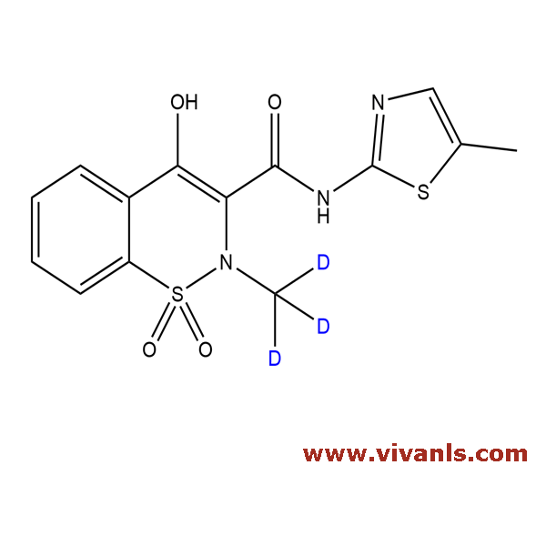 Stable Isotope Labeled Compounds-Meloxicam D3-1663330882.png